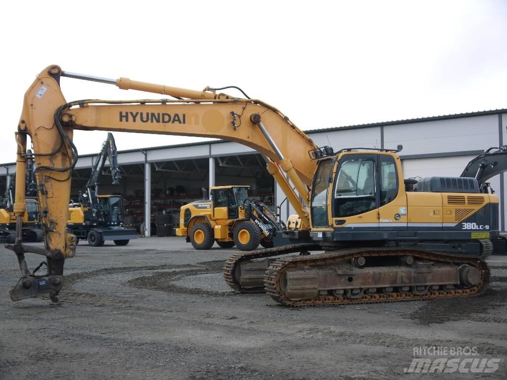 Hyundai R 380 LC-9 حفارات زحافة