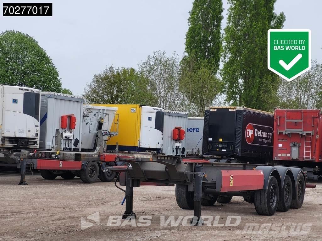 Van Hool 3 axles نصف مقطورات حاويات