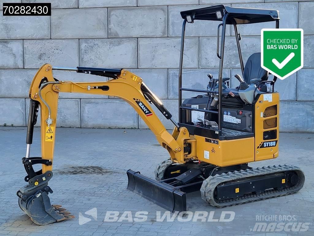 Sany SY18U حفارات صغيرة أقل من 7 طن (حفارات صغيرة)