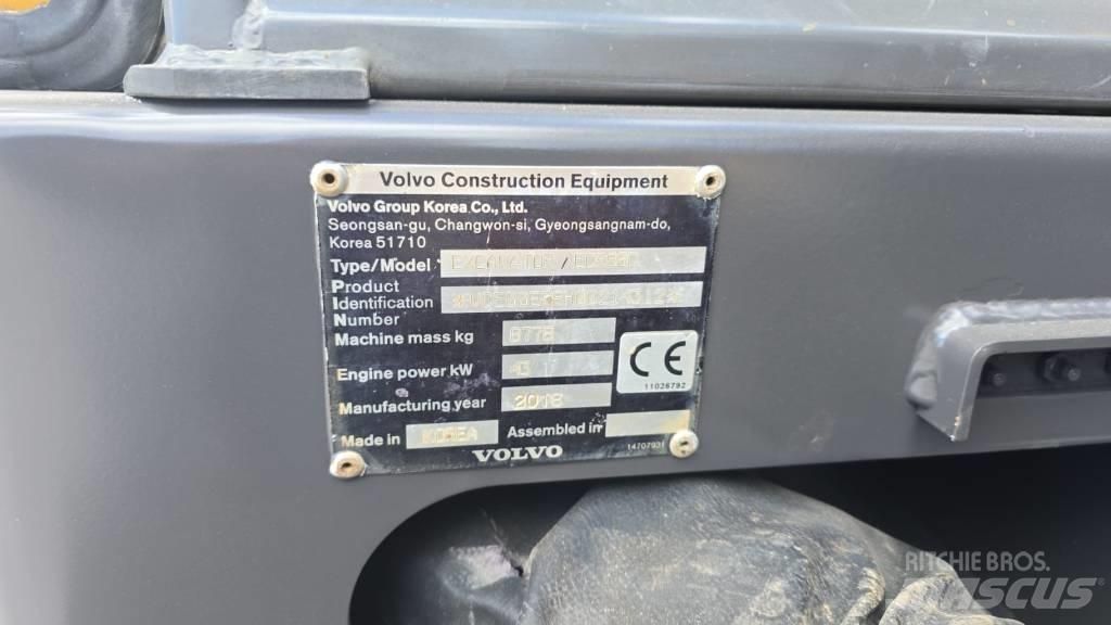 Volvo ECR 88 D حفارات وسط 7 طن - 12 طن