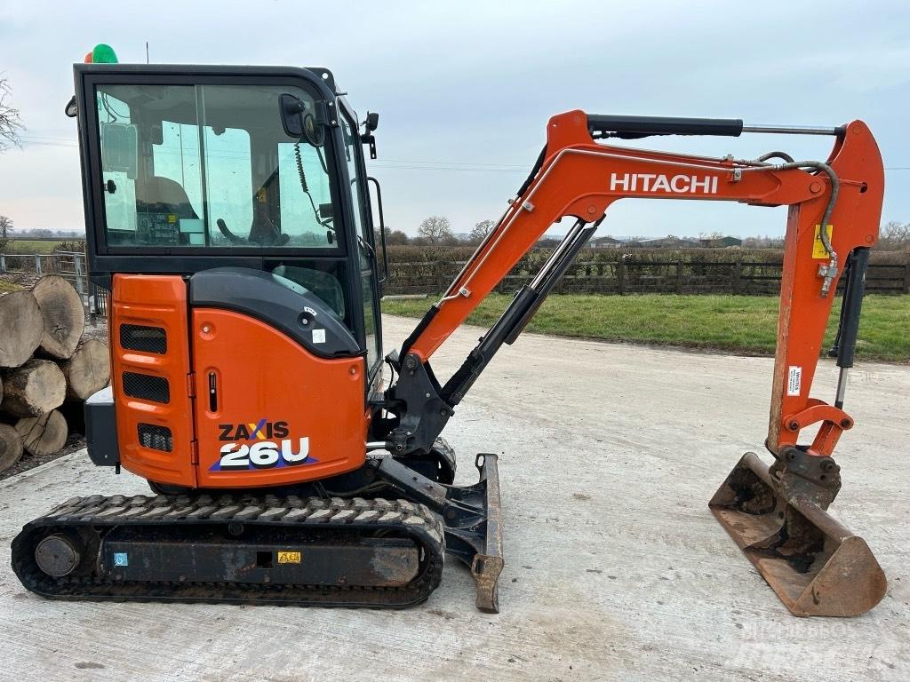 Hitachi ZX 26 U-6 حفارات صغيرة أقل من 7 طن (حفارات صغيرة)