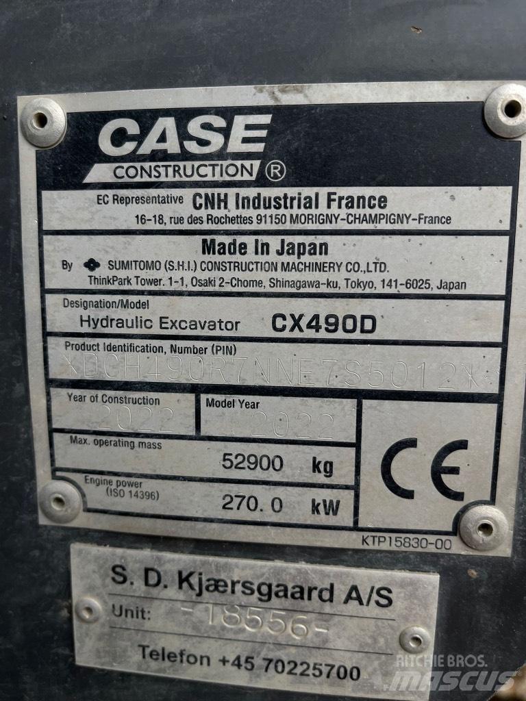 CASE CX 490 D حفارات زحافة