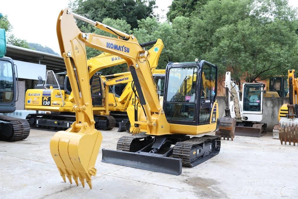 Komatsu PC 56-7 حفارات زحافة