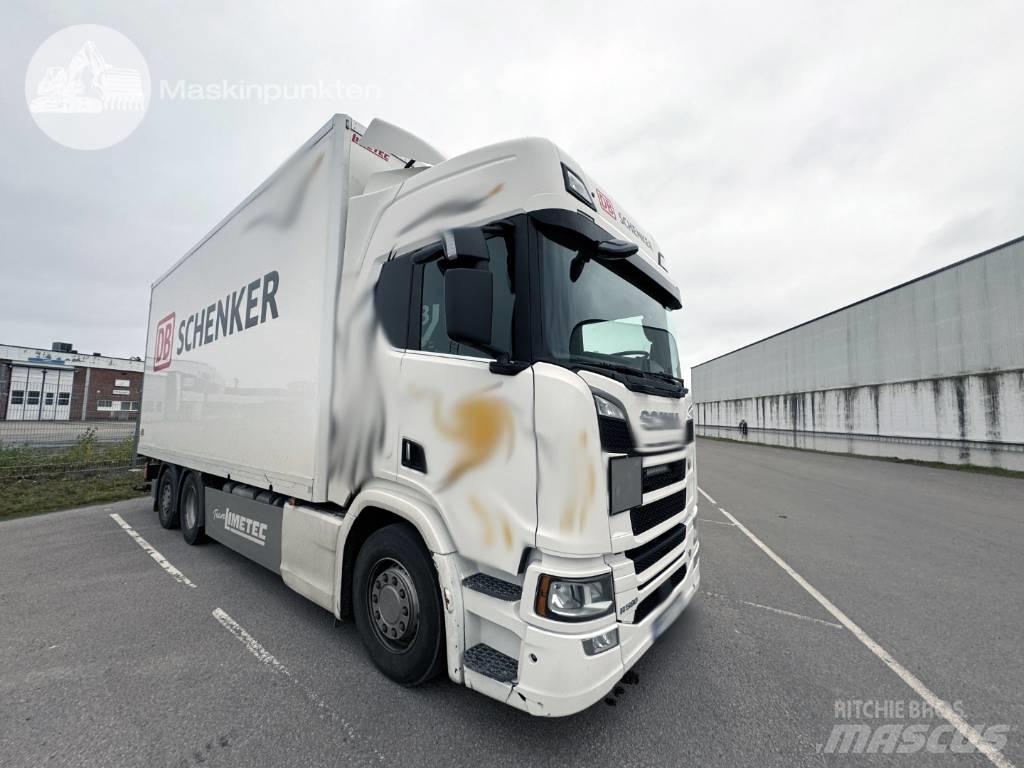 Scania R 580 شاحنات ذات هيكل صندوقي