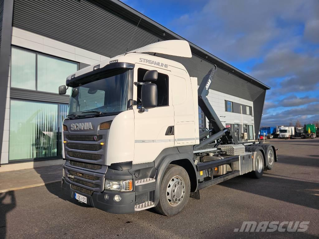 Scania R 450 6x2*4 شاحنات الرافعات الخطافية