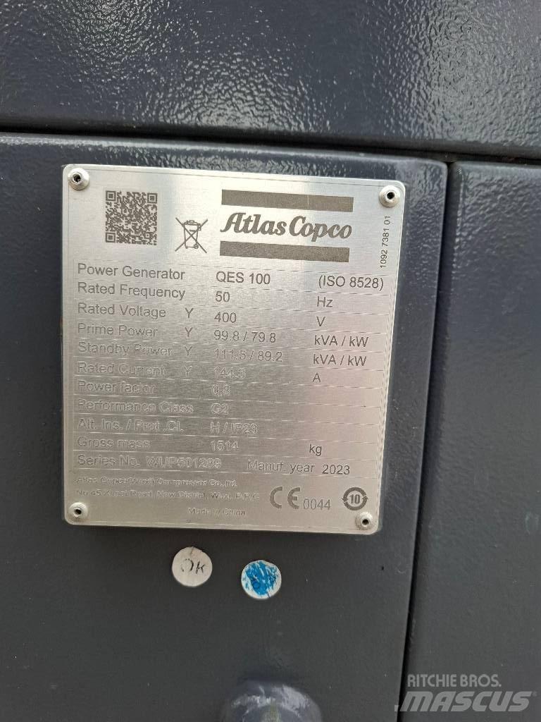 Atlas Copco QES 100 مولدات ديزل