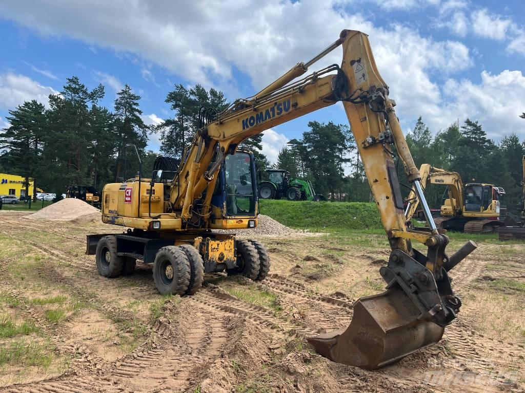 Komatsu PW 160 ES-7K حفارات بعجل