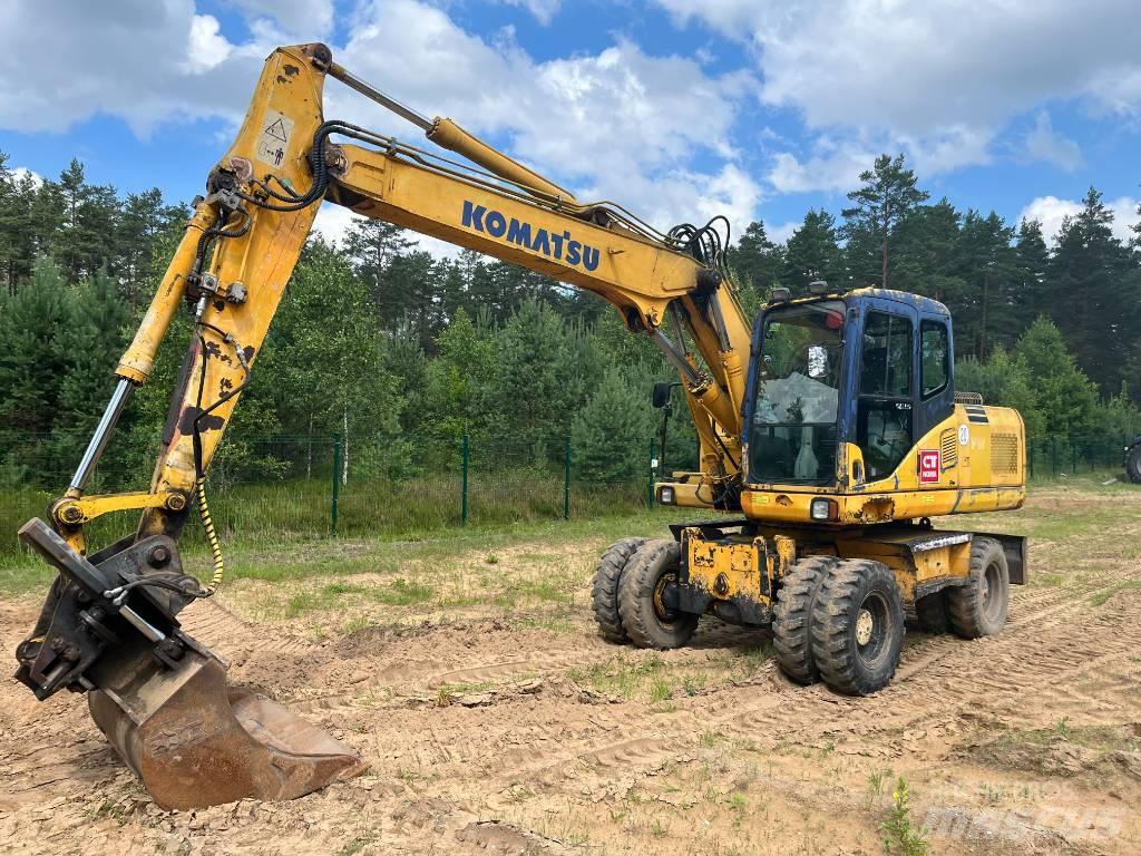 Komatsu PW 160 ES-7K حفارات بعجل