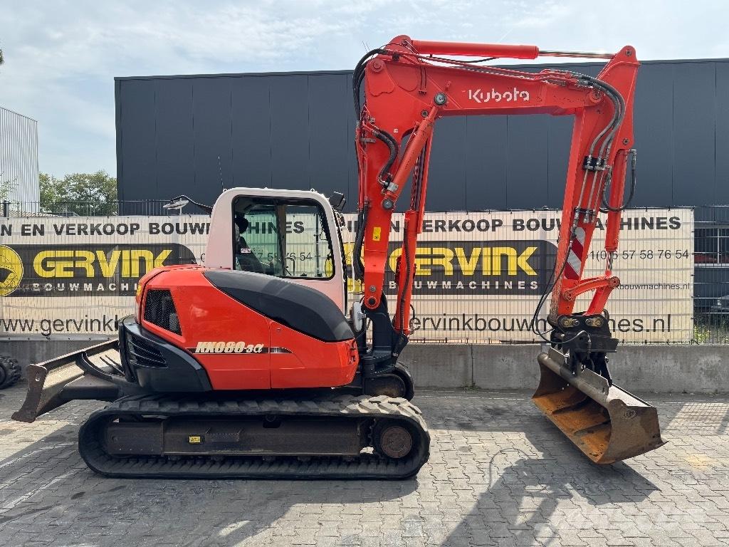 Kubota KX 080-3 A حفارات وسط 7 طن - 12 طن