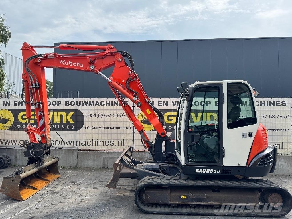 Kubota KX 080-3 A حفارات وسط 7 طن - 12 طن
