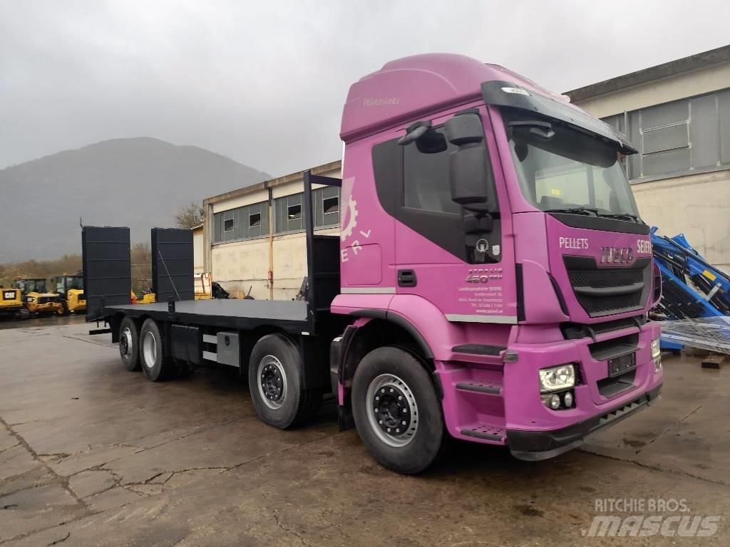 Iveco STRALIS 320S46 شاحنات مسطحة / أوناش