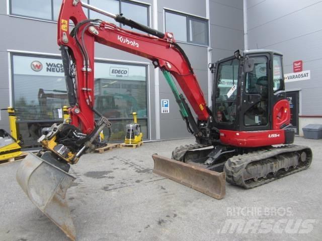 Kubota U 55-4 حفارات صغيرة أقل من 7 طن (حفارات صغيرة)