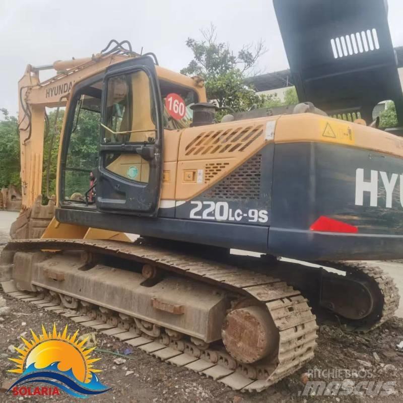 Hyundai 220lc-9s حفارات وسط 7 طن - 12 طن