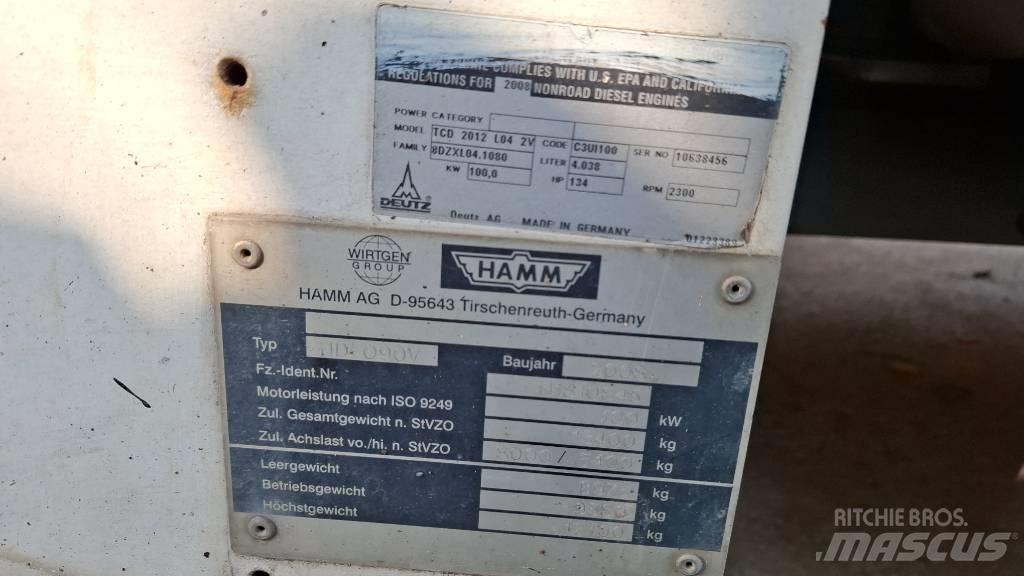 Hamm HDO 90 V مداحل ثنائية الاسطوانة