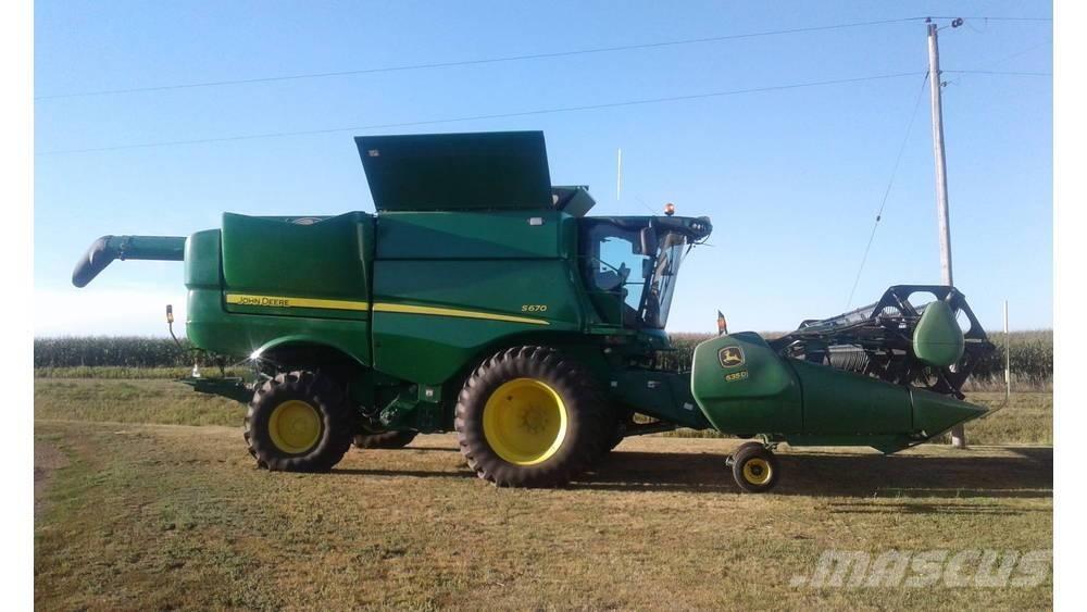 John Deere S 670 حصادات