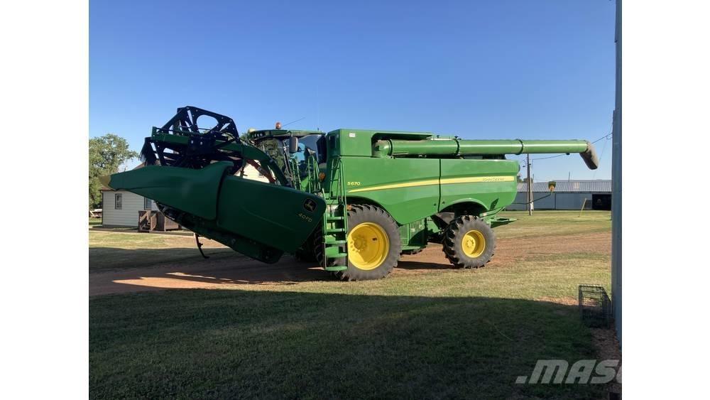 John Deere S 670 حصادات