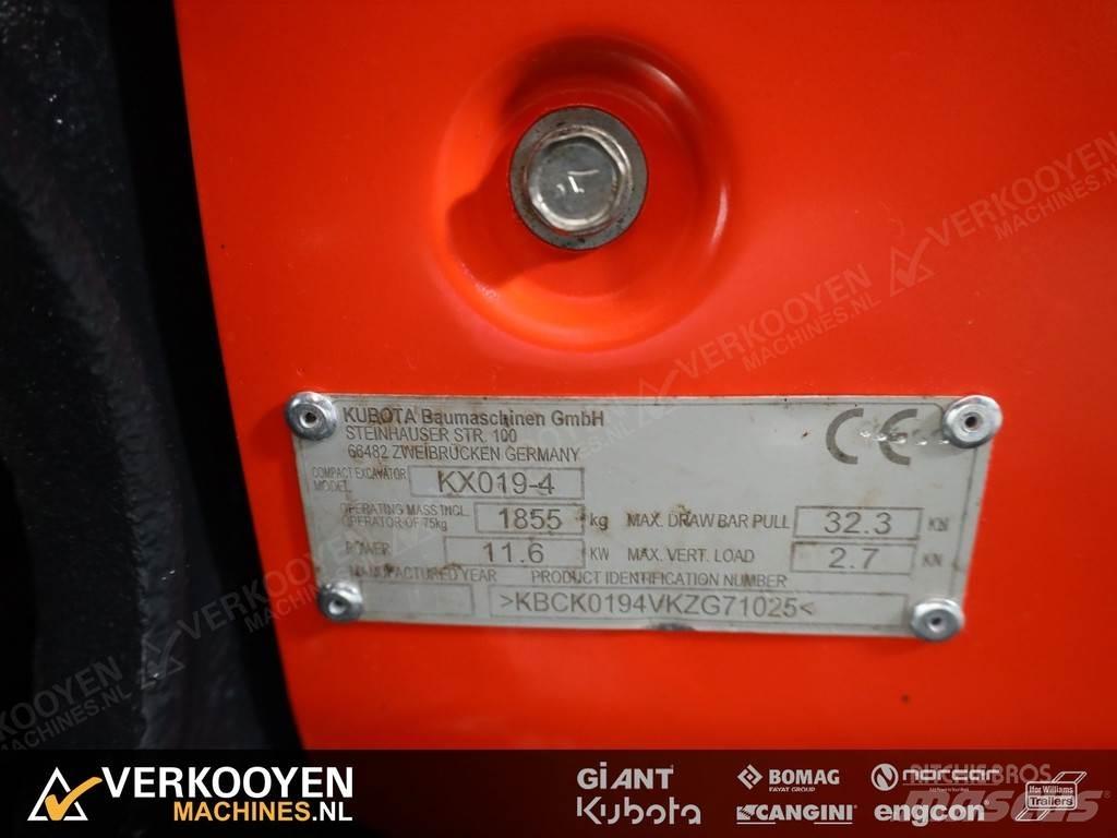 Kubota KX019-4 حفارات صغيرة أقل من 7 طن (حفارات صغيرة)