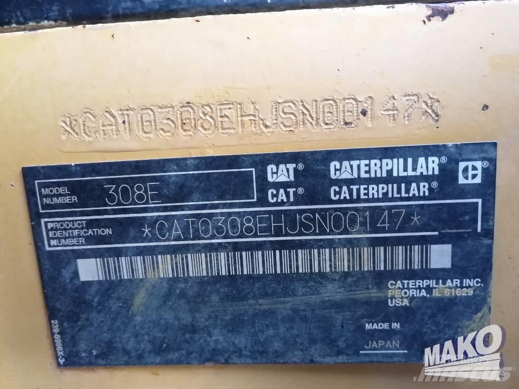CAT 308 E CR حفارات وسط 7 طن - 12 طن
