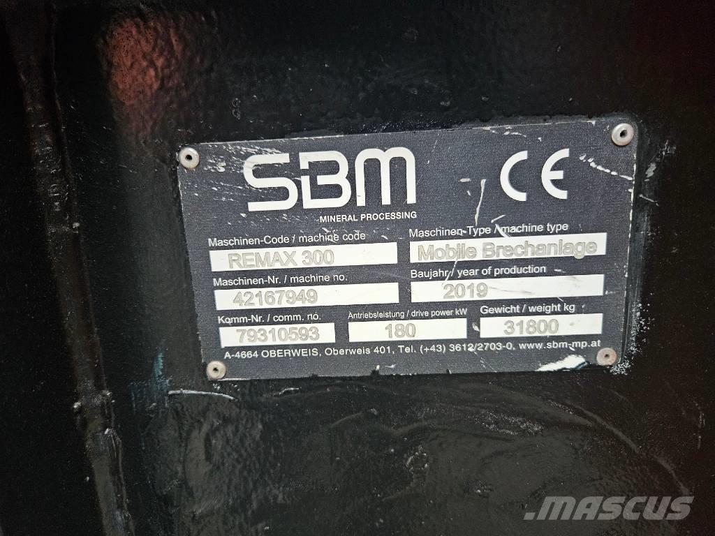 SBM Remax 300 الكسارات المتنقلة