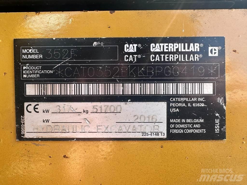 CAT 352F حفارات زحافة