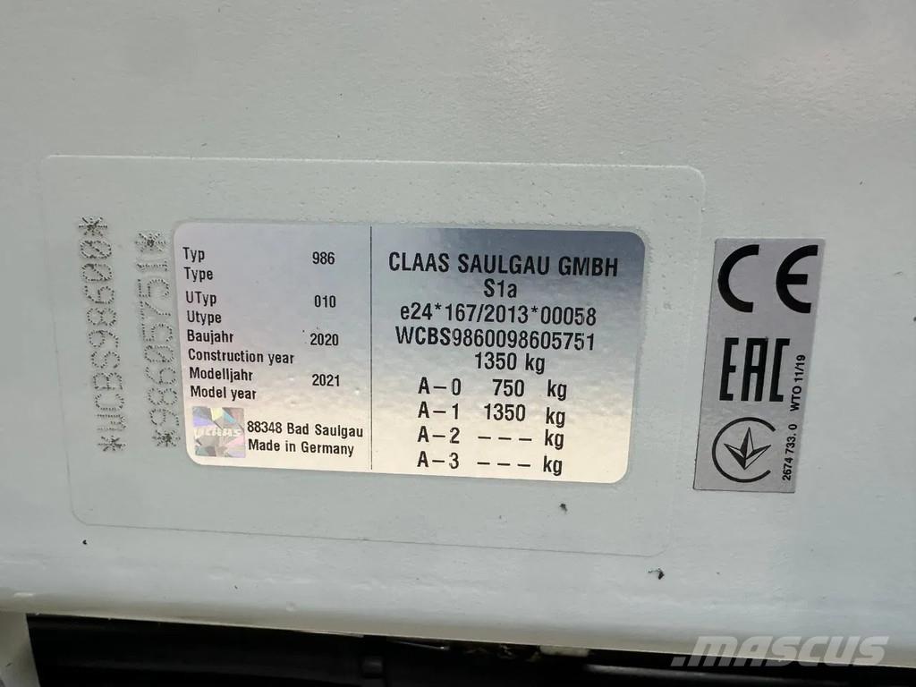 CLAAS Liner 2700 محشات