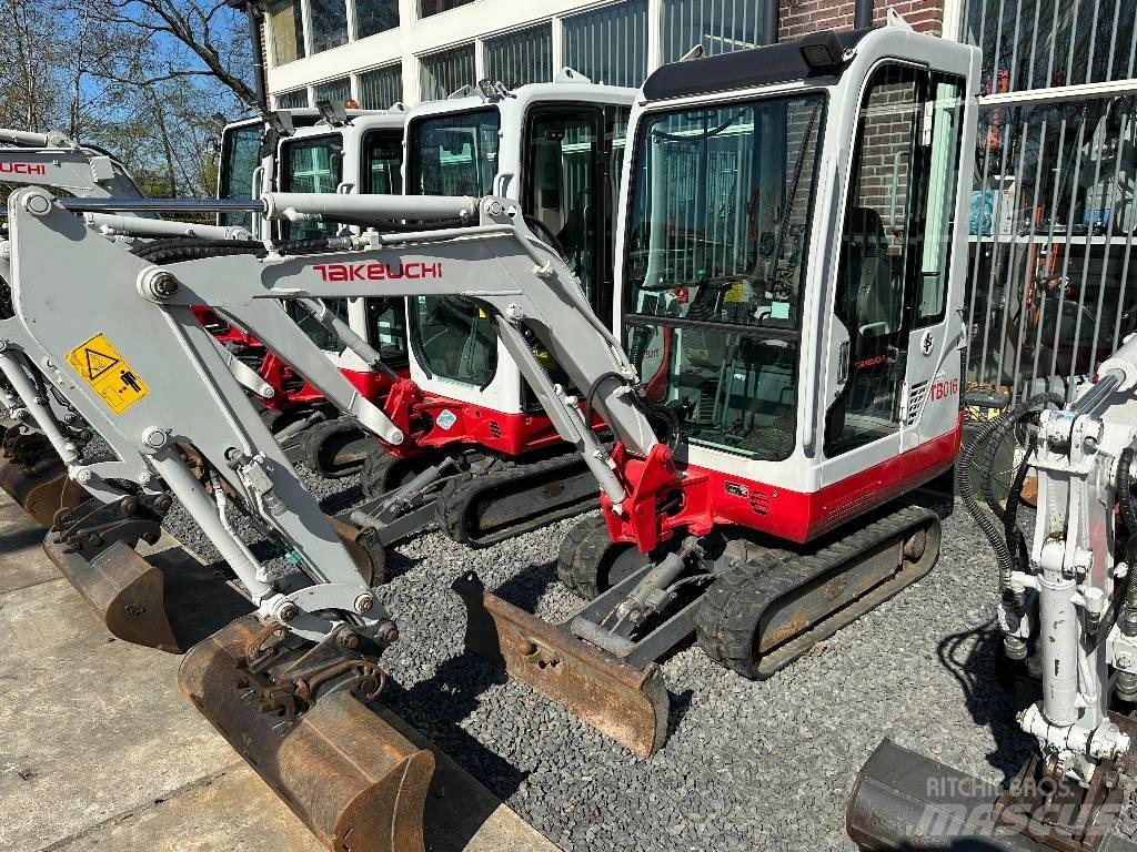 Takeuchi TB 016 حفارات صغيرة أقل من 7 طن (حفارات صغيرة)