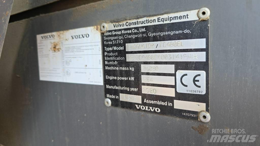 Volvo EC 480 E L حفارات زحافة
