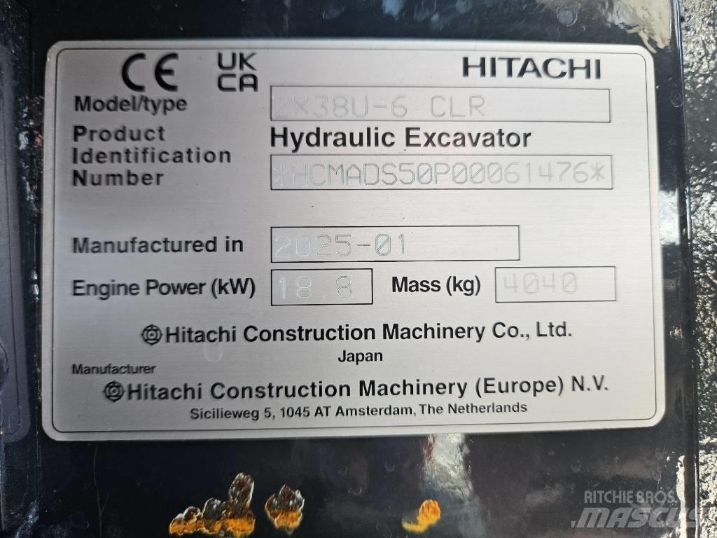 Hitachi ZX38U-6 حفارات صغيرة أقل من 7 طن (حفارات صغيرة)