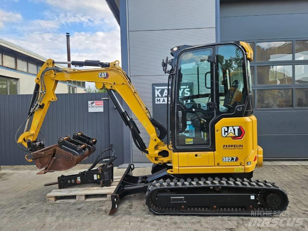CAT 302.7 CR حفارات صغيرة أقل من 7 طن (حفارات صغيرة)