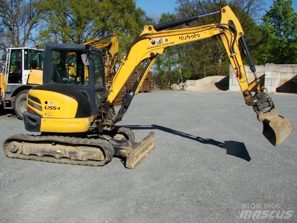 Kubota U 55-4 حفارات صغيرة أقل من 7 طن (حفارات صغيرة)