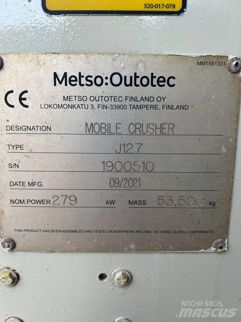 Metso Nordtrack J127 جراشات