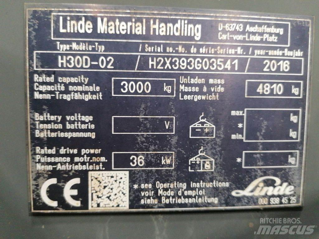 Linde H30D-02 شاحنات الديزل