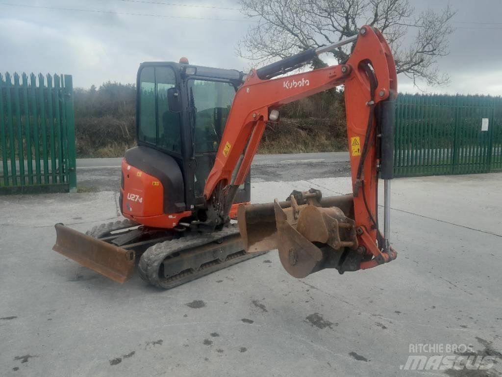 Kubota U 27-4 حفارات صغيرة أقل من 7 طن (حفارات صغيرة)