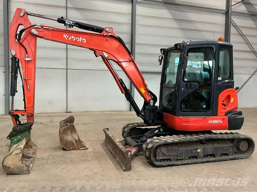 Kubota KX 057-4 حفارات صغيرة أقل من 7 طن (حفارات صغيرة)