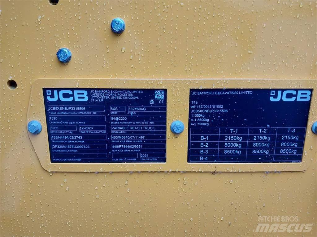 JCB 532-60 AGRI مناولات متداخلة