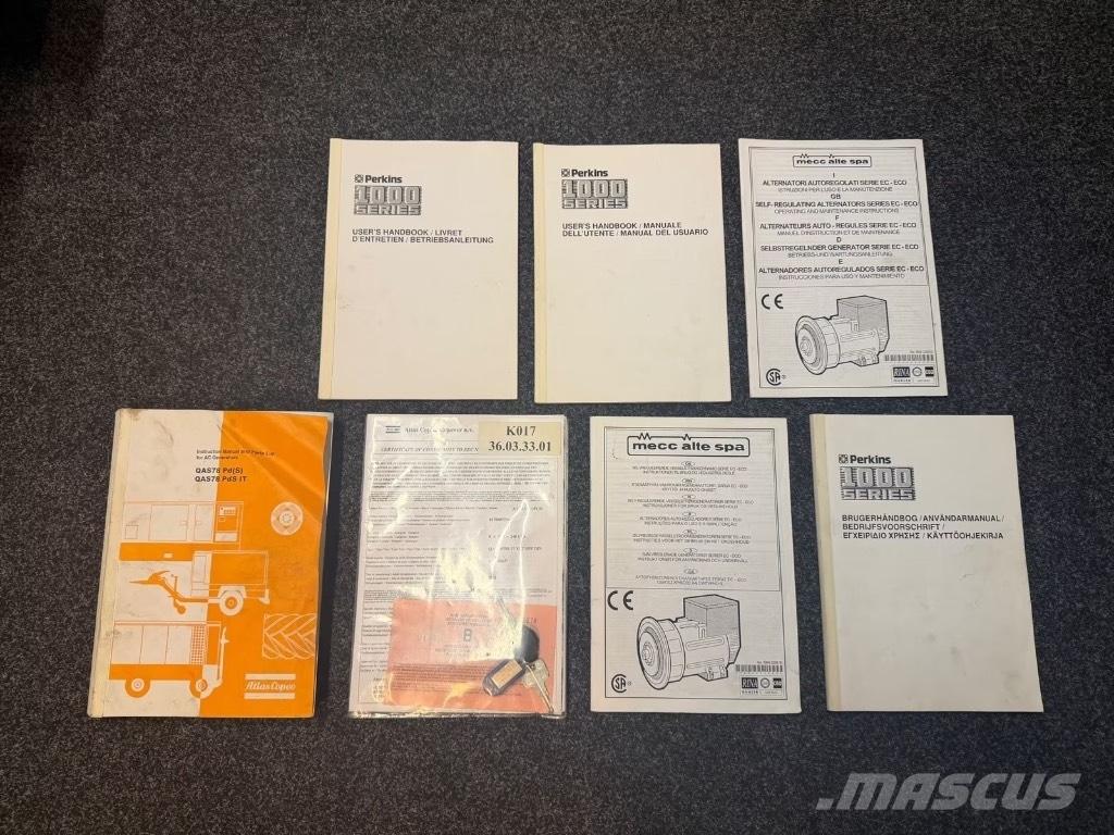 Atlas Copco QAS 78 مولدات ديزل