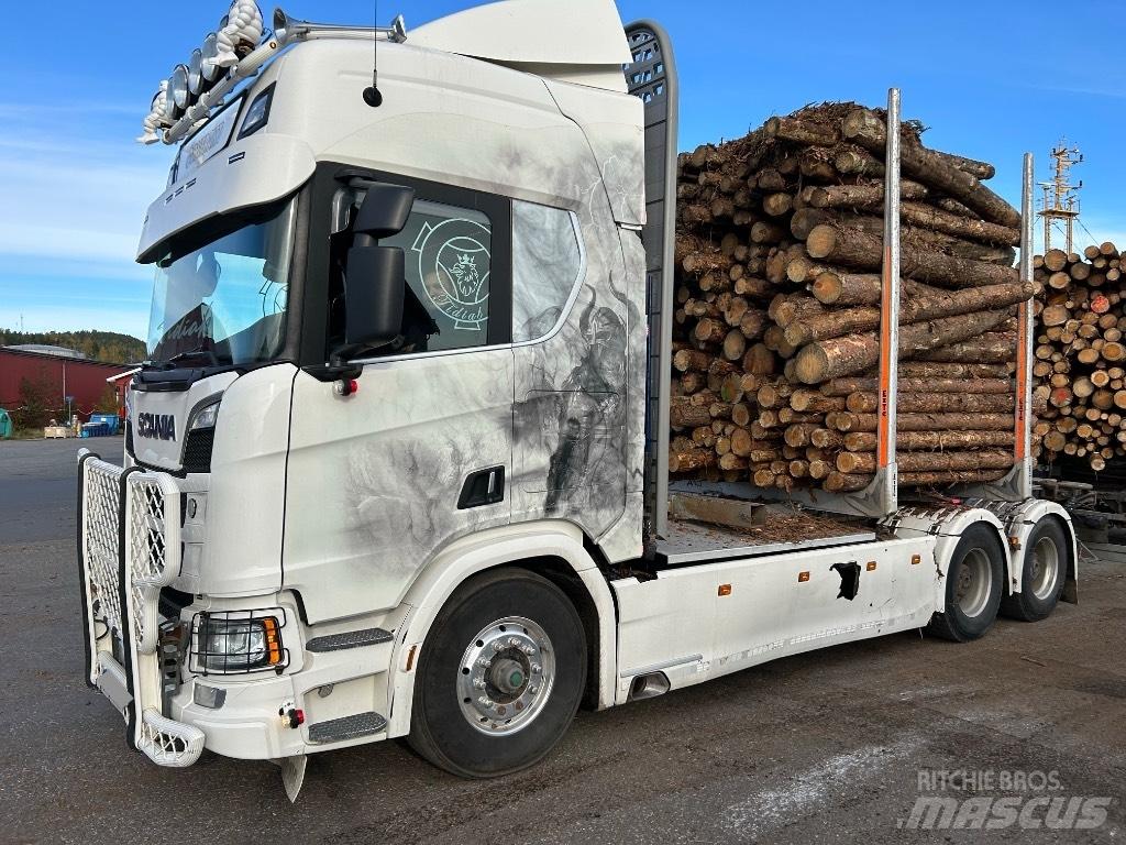 Scania R 650 شاحنات أشجار