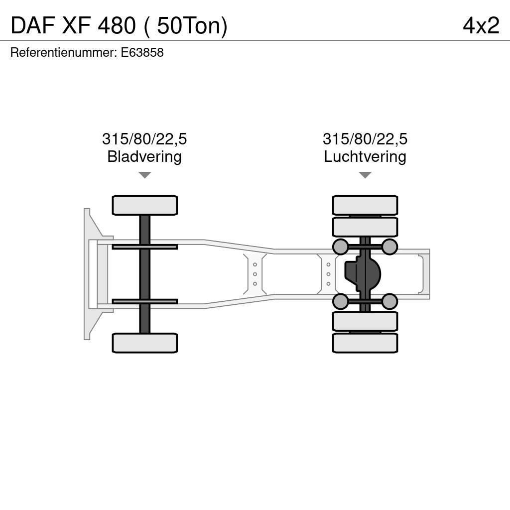 DAF XF 480 ( 50Ton) وحدات الجر