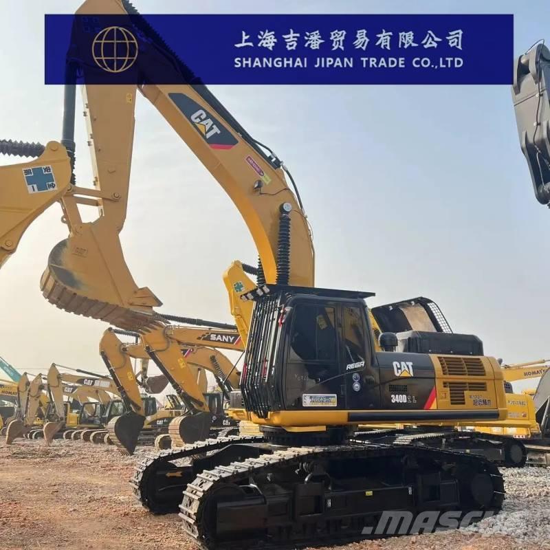 CAT 340 D حفارات زحافة