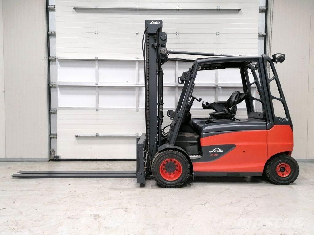 Linde E45HL/01-600 شاحنات ذات رافعات شوكية تعمل بالكهرباء