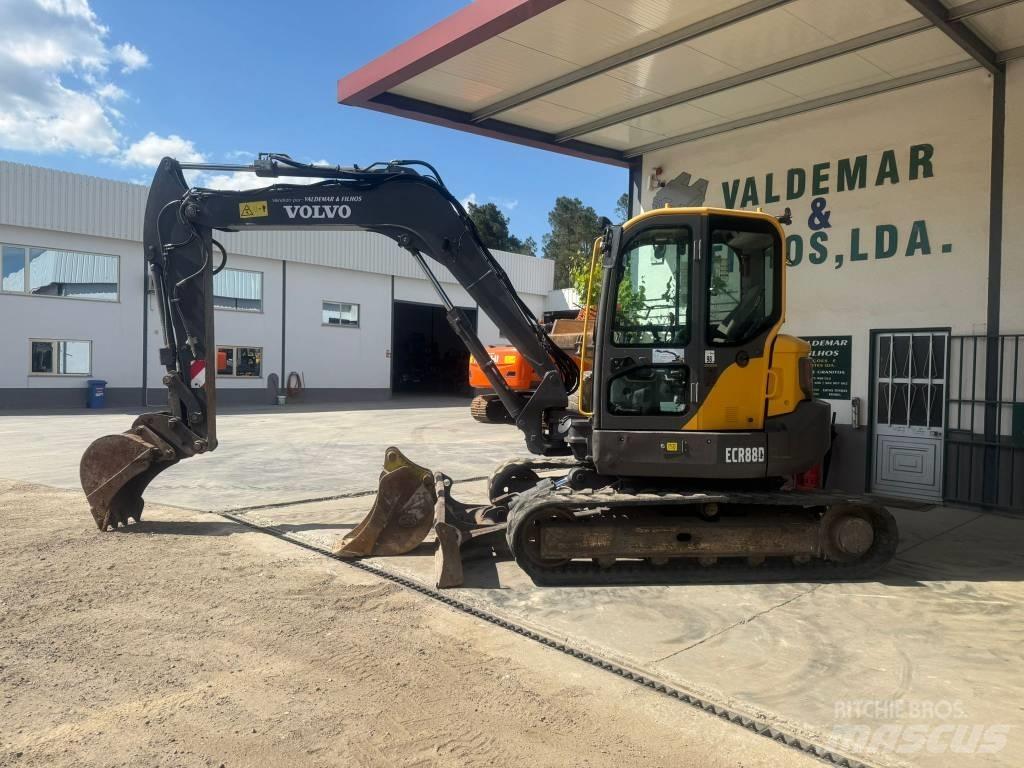 Volvo ECR 88 D, ECR88 حفارات وسط 7 طن - 12 طن
