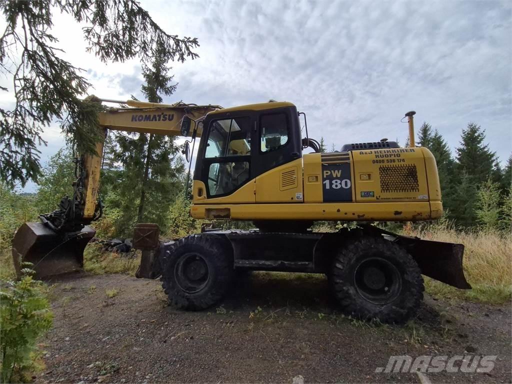 Komatsu PW180 ES-7 حفارات بعجل