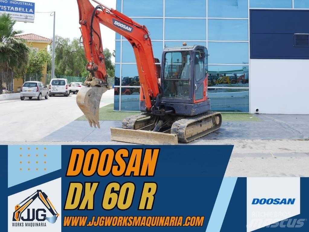 Doosan DX 60 R حفارات صغيرة أقل من 7 طن (حفارات صغيرة)