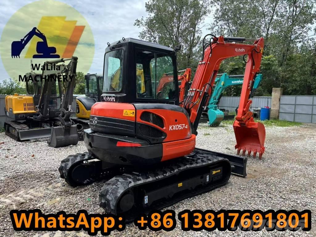 Kubota KX 057-4 حفارات صغيرة أقل من 7 طن (حفارات صغيرة)