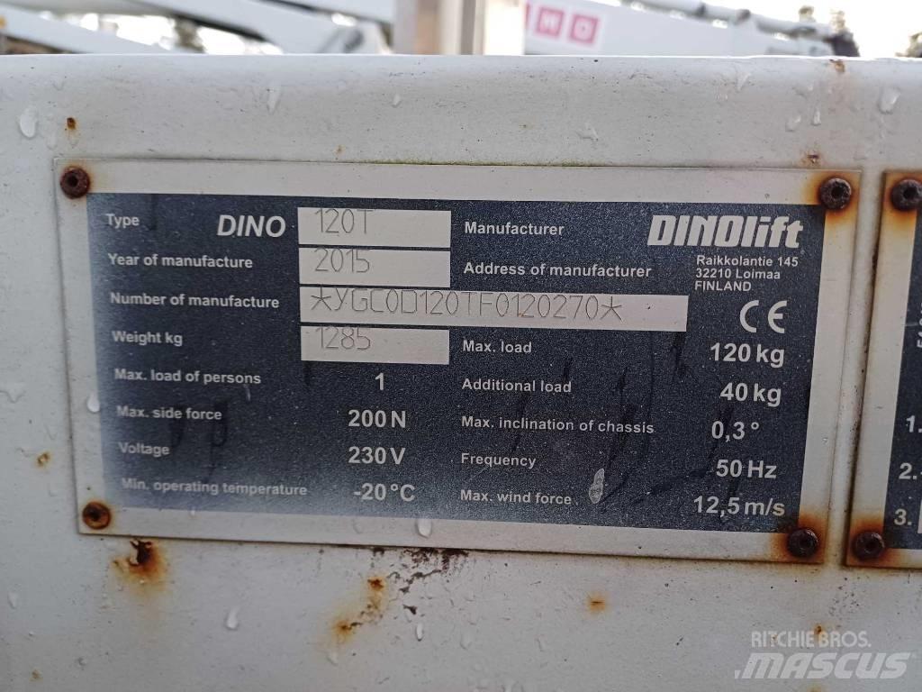 Dino 120 T المنصات الهوائية المثبتة على مقطورة