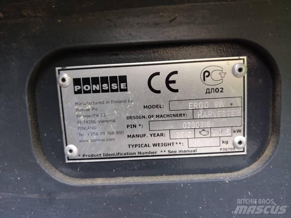 Ponsse ERGO 8W حصادات