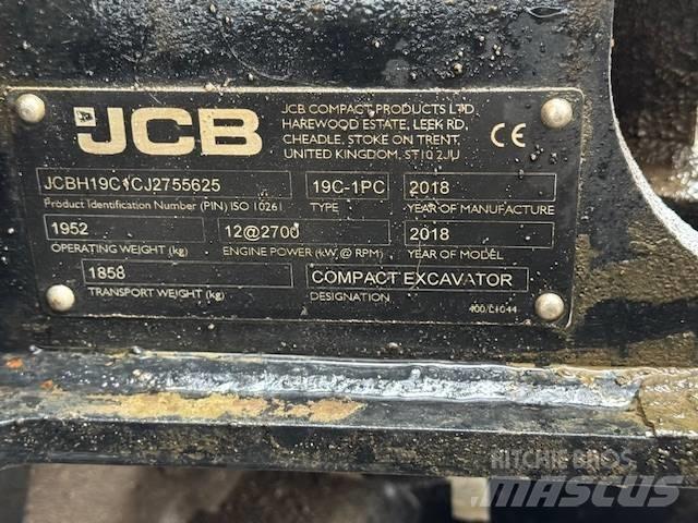 JCB 19 C-1 حفارات صغيرة أقل من 7 طن (حفارات صغيرة)