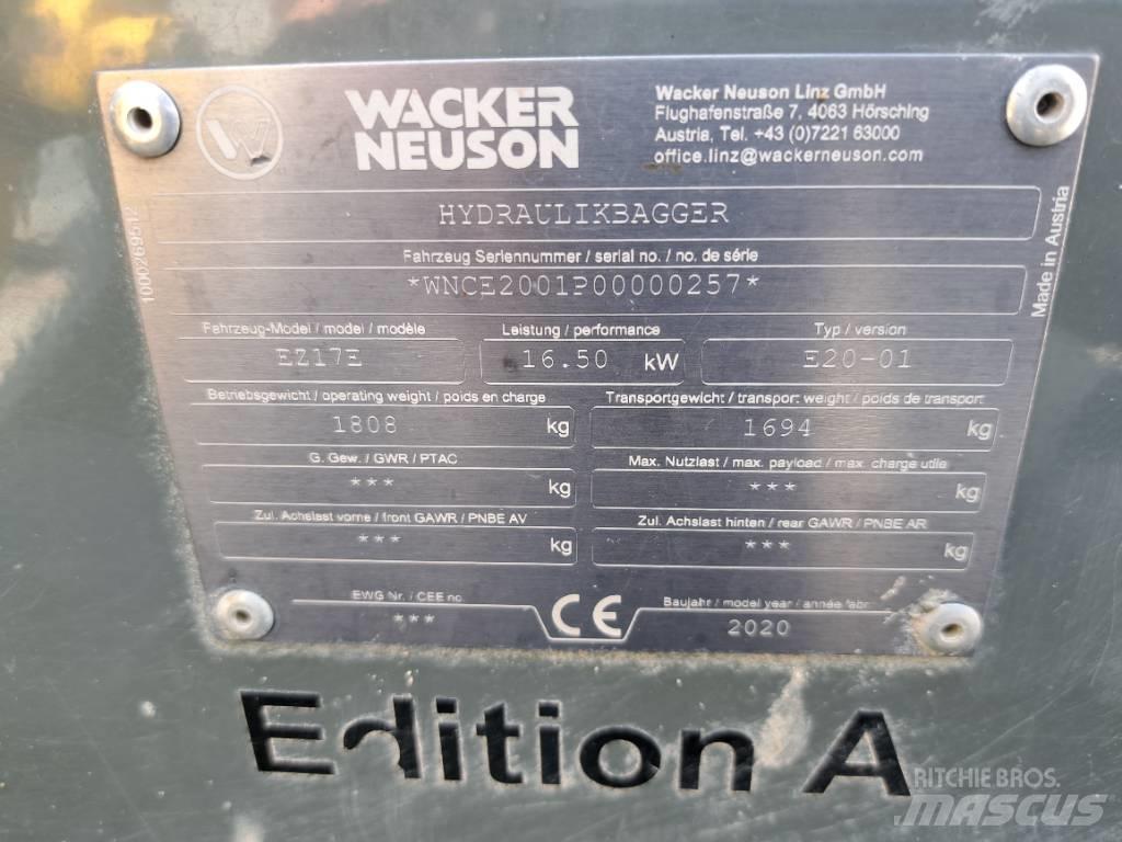 Wacker Neuson EZ17e حفارات زحافة