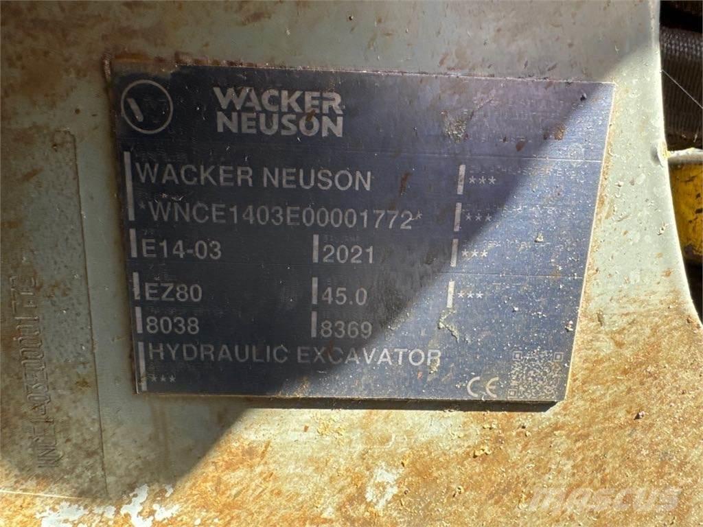 Wacker Neuson EZ80 حفارات زحافة
