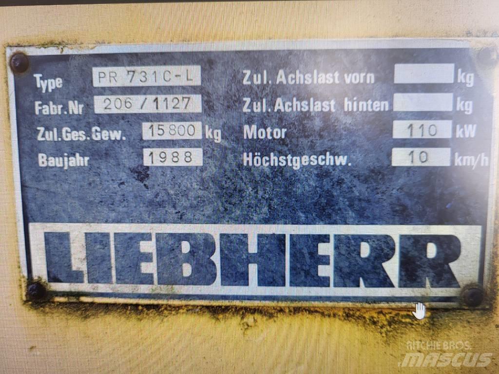 Liebherr PR 731 CL بلدوزرات مجنزرة